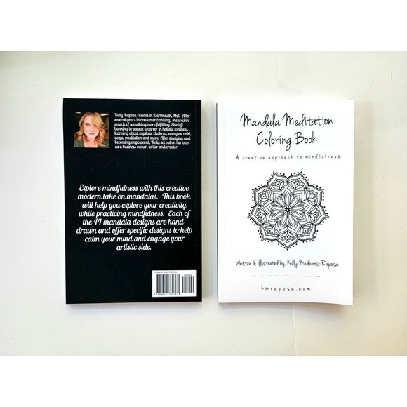 Mindful Mandala Meditation Zen Garden Craft Kit Gift Necklace Jewelry Color Book - Picture 3 of 6